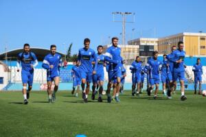 Los azulinos han regresado al tajo con ganas e ilusión para preparar el próximo choque liguero ante el San Fernando C.D.I