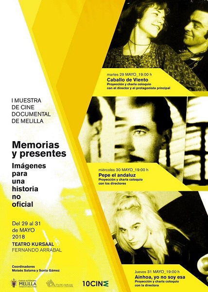 Cartel de la primera muestra de Cine Documental de Melilla
