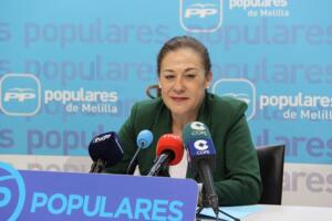 La secretaria de Comunicación del PP local, Cristina Rivas