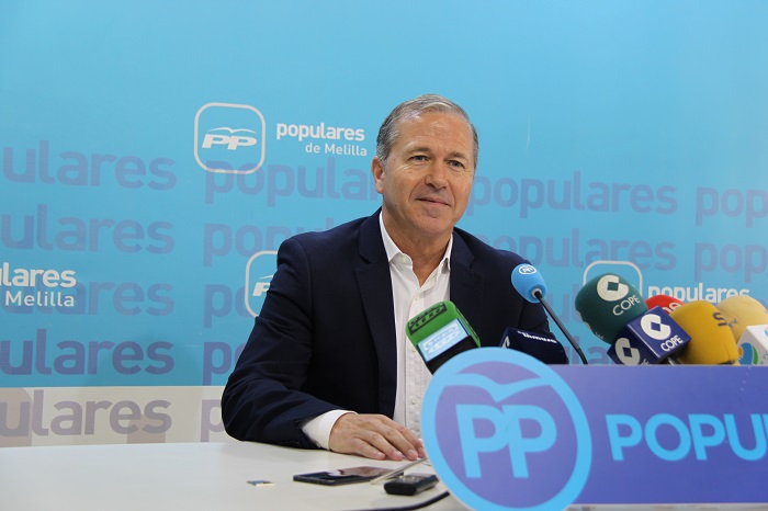 El secretario general del PP melillense, Miguel Marín