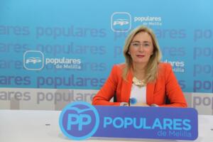La diputada del PP por Melilla, María del Carmen Dueñas