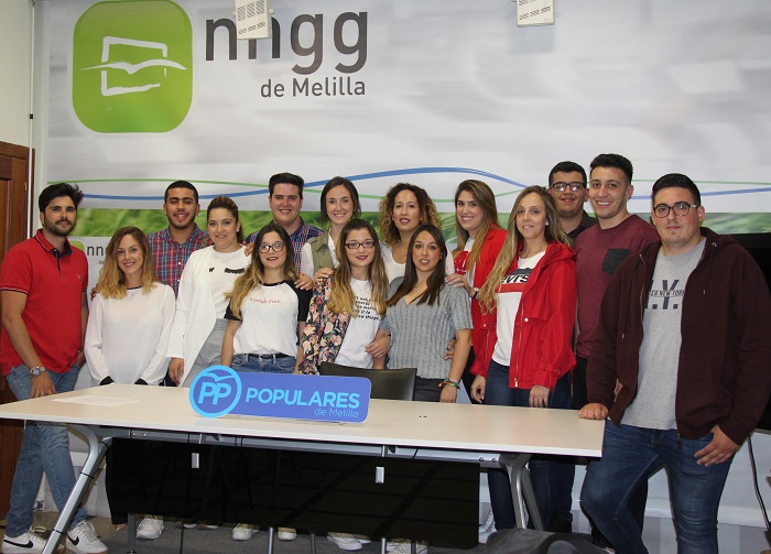 Nueva Ejecutiva de Nuevas Generaciones de Melilla