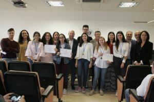 Imagen de los diez ganadores de la sexta fase local de las Olimpiadas de Economía