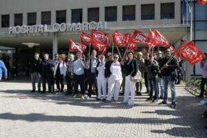 Asistentes a la protesta