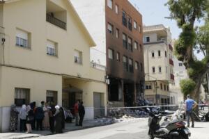 Los inquilinos tuvieron que ser desalojados