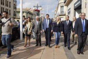 El presidente del Gobierno, Mariano Rajoy, en su última visita a Melilla