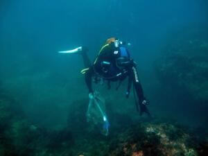 Recogida de basuras submarinas