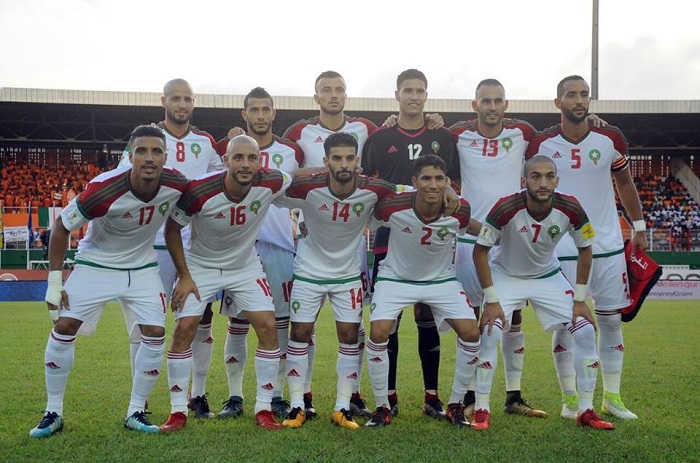 Selección de Marruecos clasificada para el Mundial, en la que su portero titular es el melillense Munir