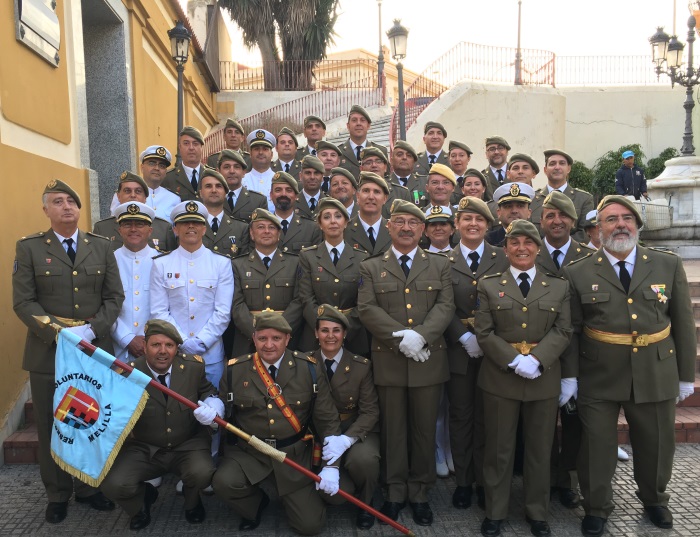 En la imagen, los Reservistas Voluntarios de Melilla