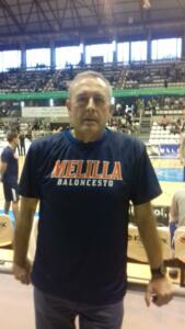 Antonio Salido apoyando en Castellón al Melilla Bto.