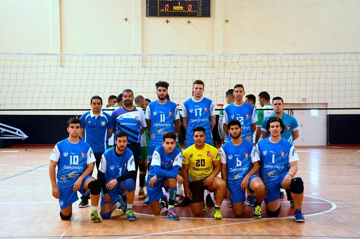 Equipo del Club Voleibol Melilla
