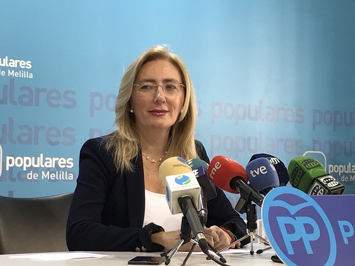 La diputada del PP por Melilla, María del Carmen Dueñas