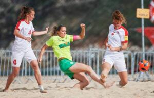 Lorena Asensio, en plena acción