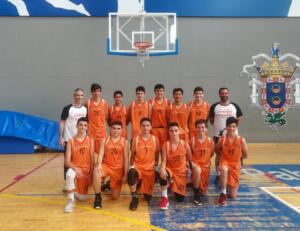 Integrantes del C.D. Enrique Soler Infantil Masculino que dirige Philipp Holm