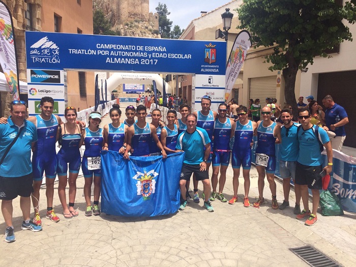 Selección de Melilla que compitió el pasado año en Almansa (Albacete) en las categorías Absoluta y de Edad Escolar