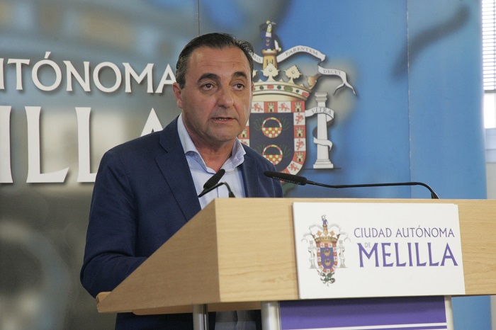 El presidente del Patronato de Turismo, Javier Mateo, en rueda de prensa ayer