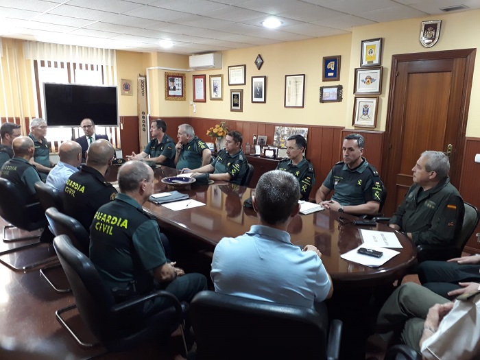 El Barkani visitó entre el lunes y ayer martes la Jefatura Superior de Policía y la Comandancia de la Guardia Civil