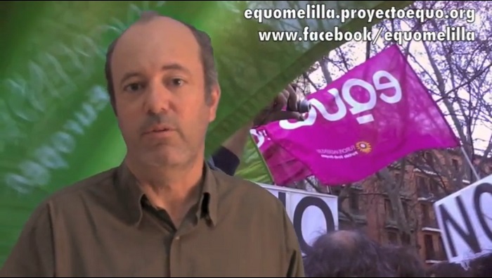 El número uno del partido Equo Melilla, Manuel Soria