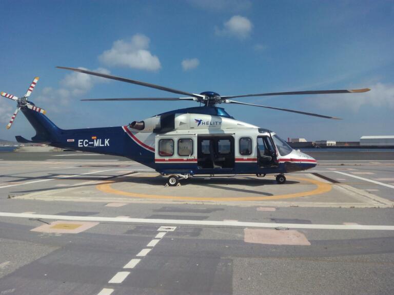 Uno de los aparatos Hélity, que pretenden realizar conexiones en avión entre Ceuta y Melilla