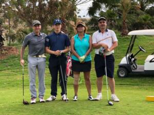 Francisco Moreno, José Luis García Jiménez, Maricela Castillo y Javier Palomanes, cuatro de los jugadores habituales