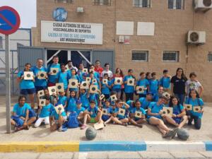 Las colonias urbanas de La Salle, de Caritas Interparroquial y de la Parroquia de San Agustín visitaron la galería de tiro olímpico