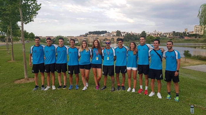 Selección melillense que ha competido en Badajoz el pasado fin de semana