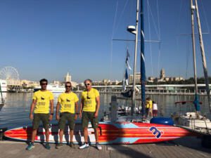 Los tres deportistas que intentarán lograr el reto solidario