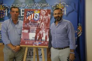 El cartel está confeccionado en homenaje al melillense Borja Garcés, que juega en el Atlético de Madrid