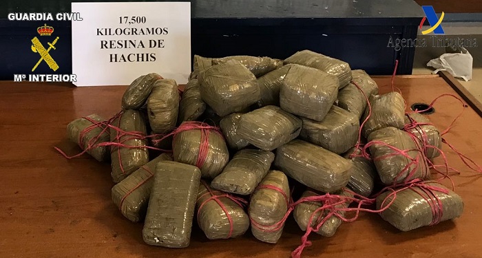 Con esta actuación, la Guardia Civil ha evitado la distribución en el mercado ilícito de más de 70.000 dosis