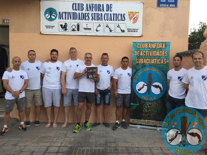 Los componentes del Club Ánfora de Actividades Subacuáticas de Melilla homenajearán al miembro de las Fuerzas de Élite de la Marina Tailandesa