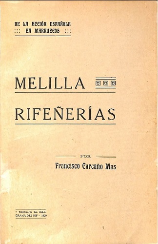 Imagen de la portada de “Melilla Rifeñerias”
