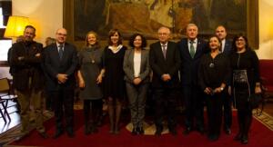 Imagen tomada en noviembre de 2016 tras la firma entre la Ciudad Autónoma y la UGR de unos convenios de colaboración para el fomento de actividades universitarias en Melilla