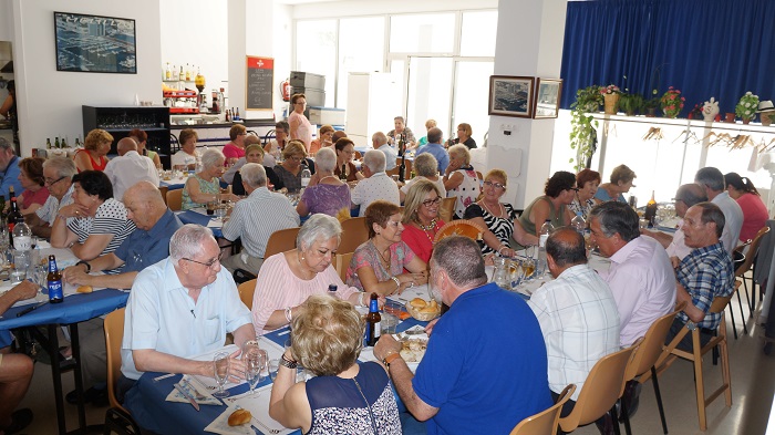 La Casa de Melilla en Barcelona celebrando la “Comida de Hermandad” el pasado 29 de julio
