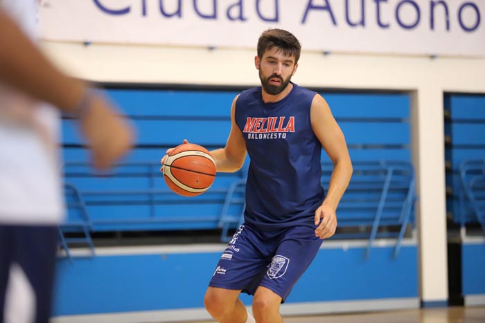 Josep Franch, jugador del Melilla Baloncesto