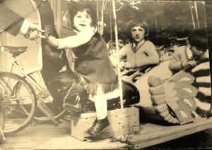 Imagen histórica de la feria en Cabrerizas.- El chico que sale en la foto es Pablo Nevado