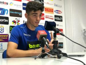 Carrión, durante la rueda de prensa de ayer