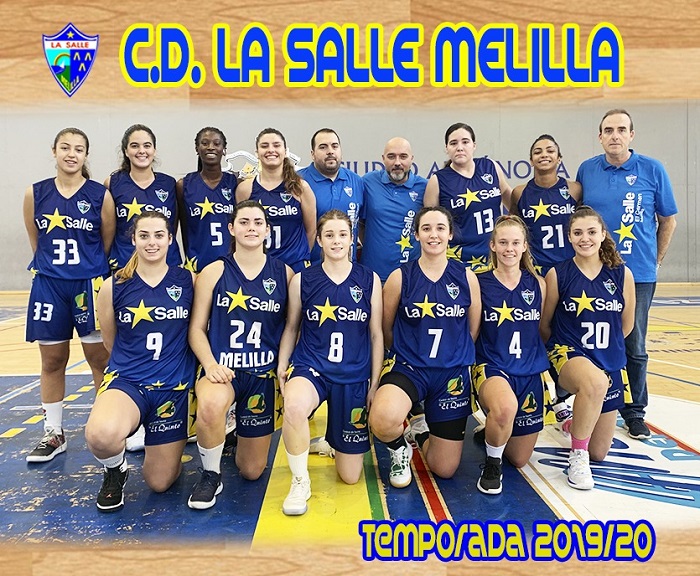 Equipo de La Salle Melilla que militó la temporada 2017-18 en la Primera División Nacional Femenina