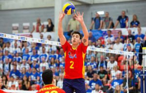 Ángel Trinidad, colocador de la Selección Española