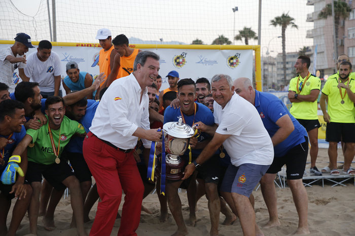 C.D. Melistar campeón de la III Copa de la RFEF de fútbol playa masculino