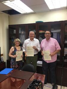 Momento de la firma
