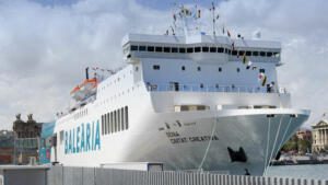 El ferry Dénia Ciutat Creativa, que hace la ruta Málaga-Melilla