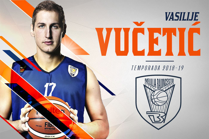 Vasilije Vucetic, nuevo jugador del Melilla Baloncesto