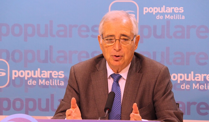 Juan José Imbroda, presidente de la Ciudad Autónoma y del PP local