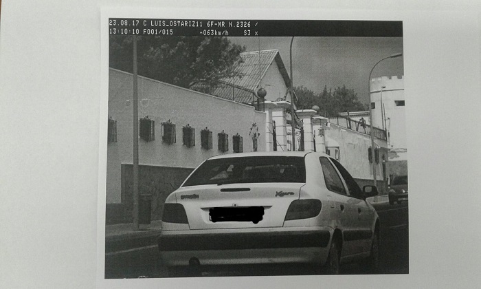 Imagen de archivo de un coche ‘cazado’ por el radar