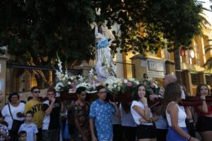 El amplio programa de actividades, con motivo de la festividad de la Virgen de la Asunción, culminó en la jornada de ayer con misa y procesión
