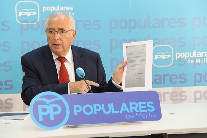 El presidente de la Ciudad Autónoma de Melilla y del PP regional, Juan José Imbroda