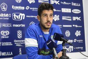 Dani Barrio, portero de la U.D. Melilla