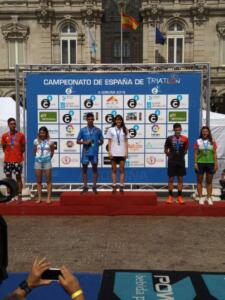 El triatleta melillense se subió a lo más alto del podio en La Coruña