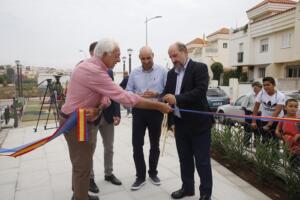 El Consejero acudió a la inauguración sin el presidente Imbroda debido a que su avión no pudo aterrizar por el mal tiempo