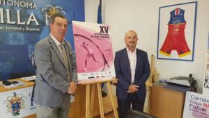 Antonio Miranda y Pablo Martínez, en el acto de presentación del Torneo Internacional Femenino que se celebró ayer lunes